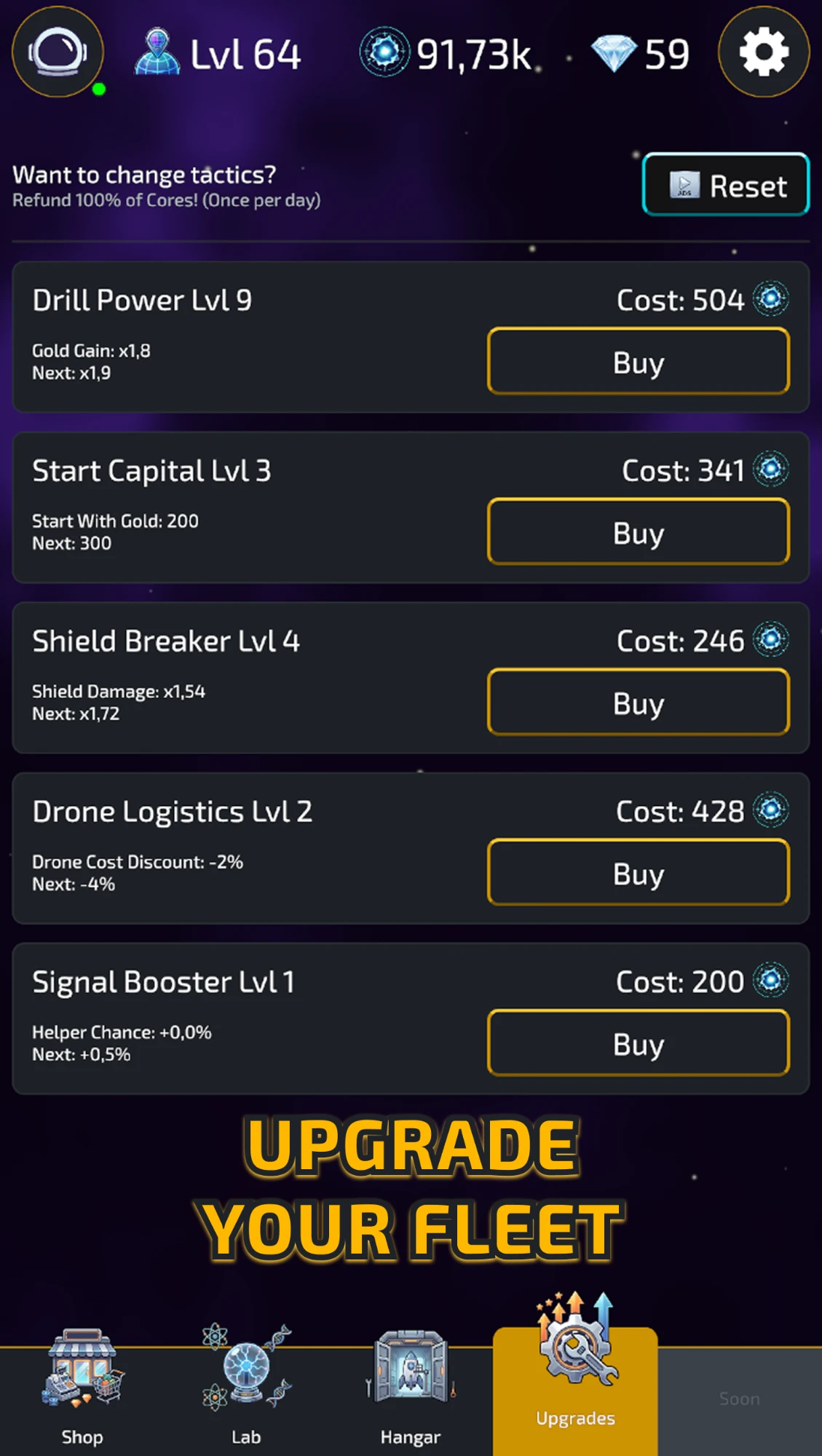 Upgrade your fleet